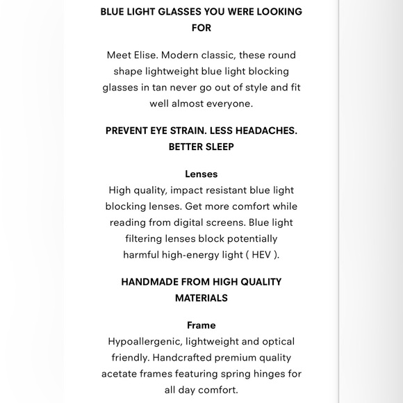 Freyrs Eyewear Elise Blue Light Glasses - Picture 2 of 6